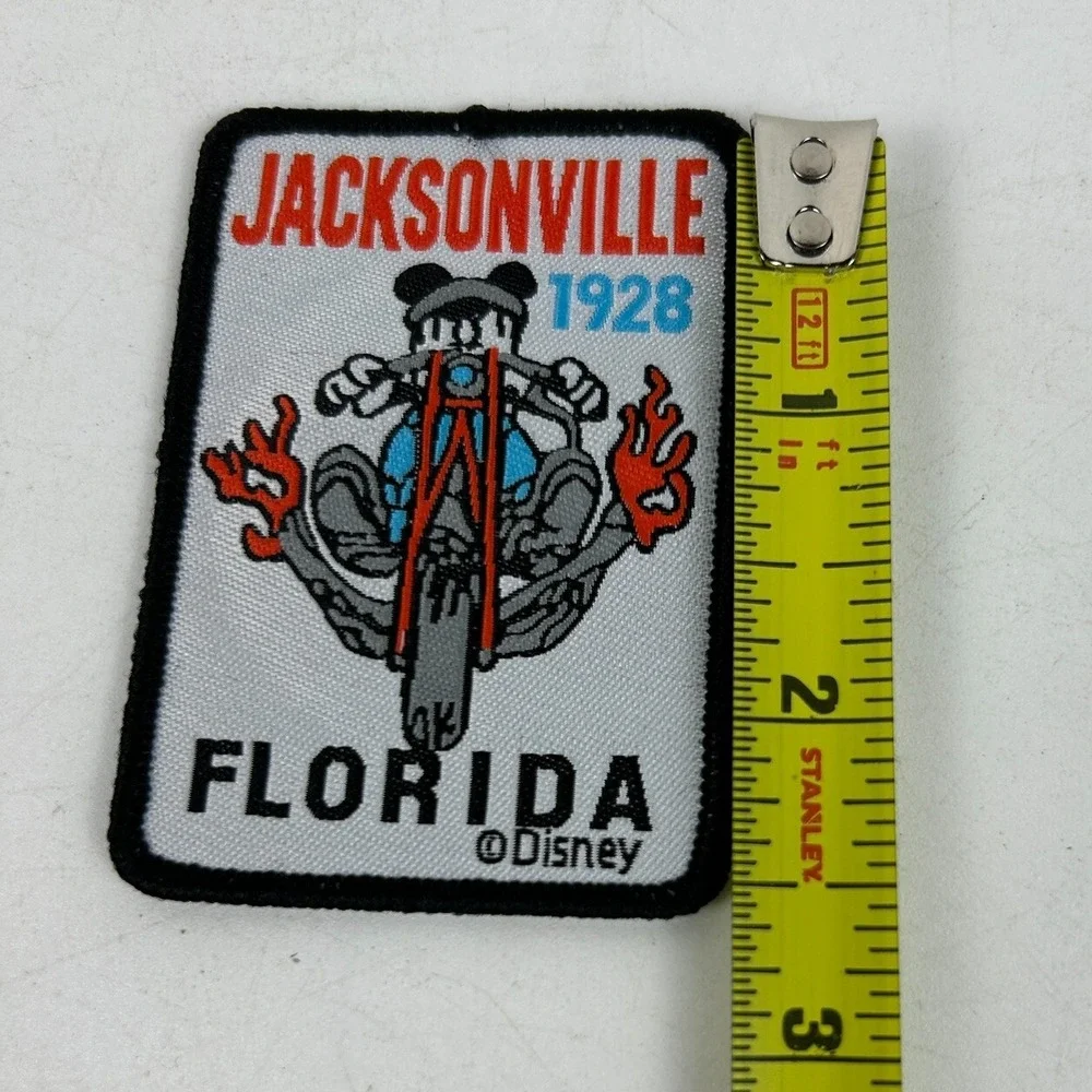 1928‎ Disney Mickey Mouse Bike Rider Jacksonville Florida Iron-on Patch